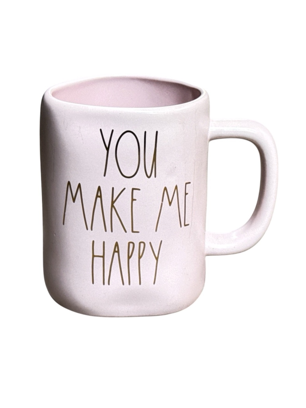 Pink Rae Dunn You Make Me Happy Mug